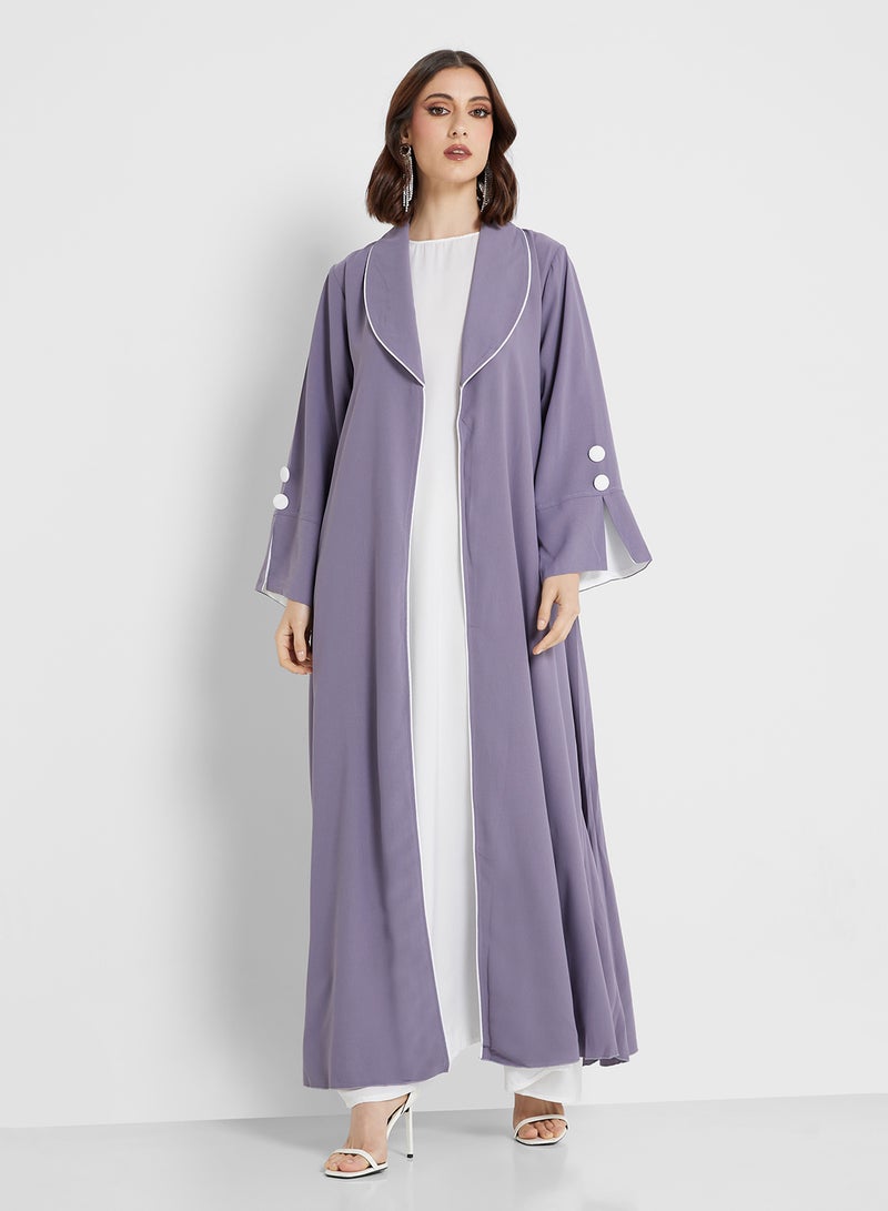 Abaya With Back Pleat