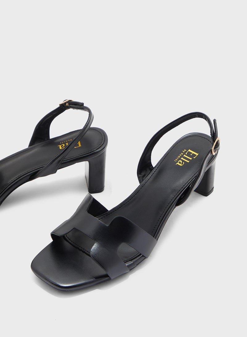 H Ankle Strap Sandal