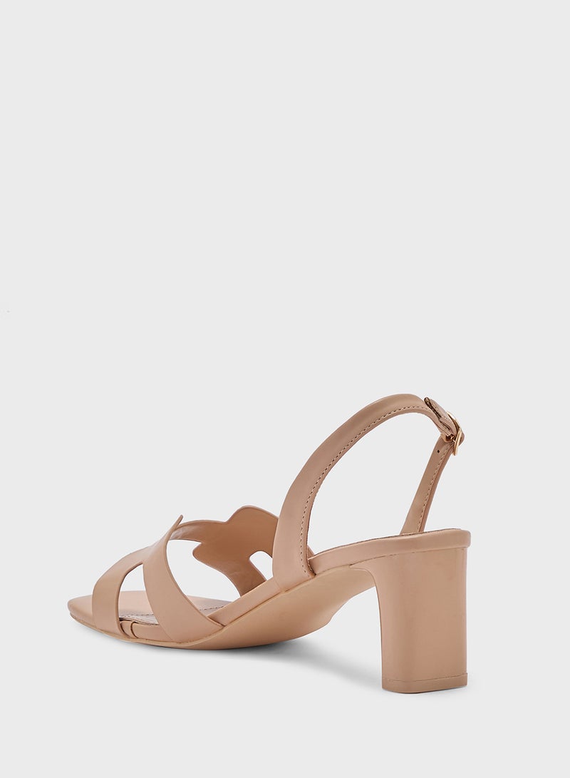 H Ankle Strap Sandal