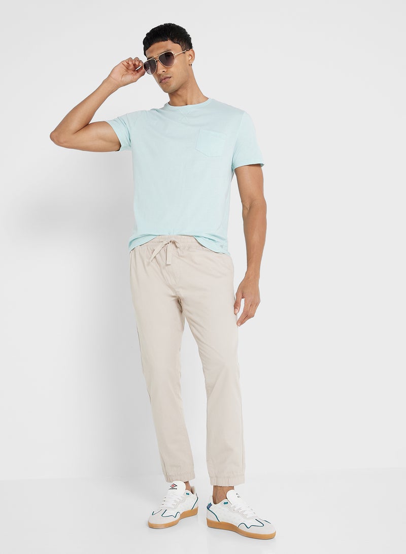 MENS COTTON TWILL CUFF PANT;