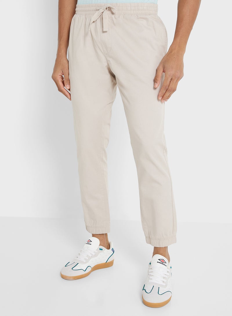 MENS COTTON TWILL CUFF PANT;