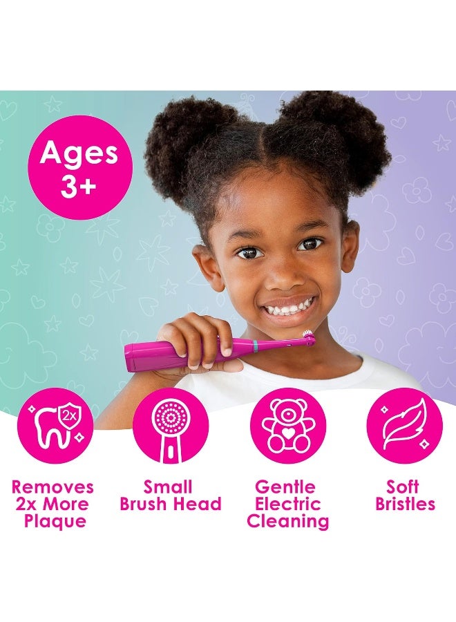 Kid'S Electric Toothbrush Set Prancy The Pony New & Improved With Softer Bristles