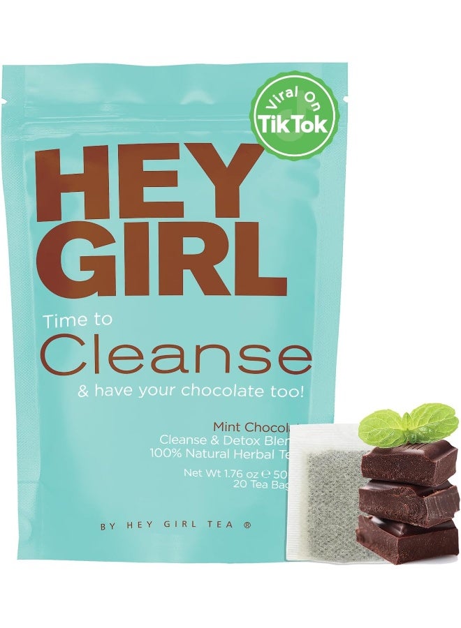 Detox Tea Mint Chocolate Flavored Cleanse For Women With A Sweet Tooth