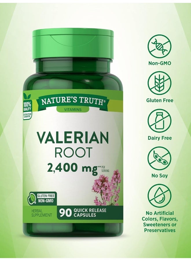 Valerian Root 2400 Mg Supplement, 90 Count