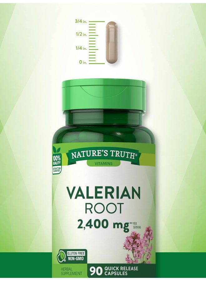 Valerian Root 2400 Mg Supplement, 90 Count