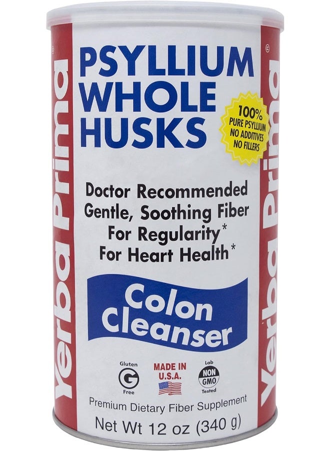 Psyllium Whole Husks, Colon Cleanser, 12Oz (340 G)