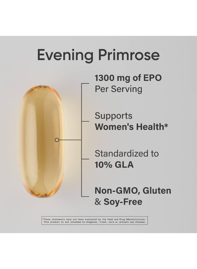 , Evening Primrose Oil, Supports Women'S Health, 1300 Mg, 30 Softgels