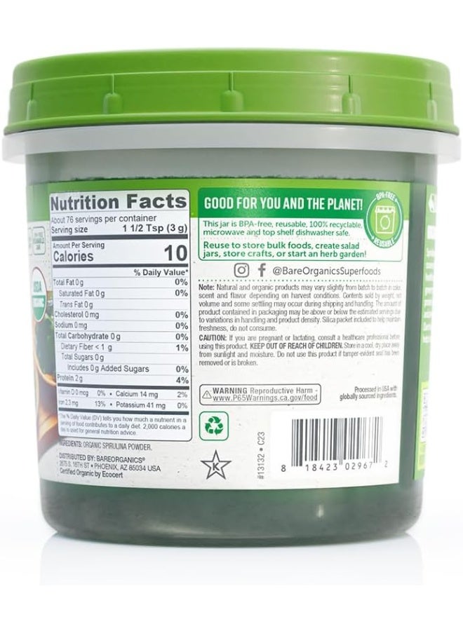 Raw Organic Spirulina Powder