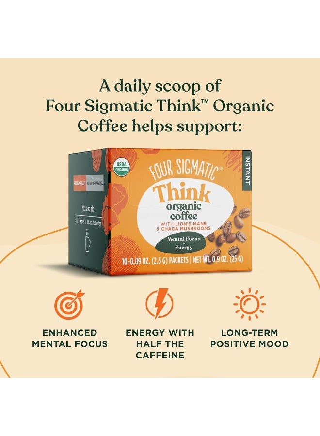 Medium Roast Mushroom Coffee Lion'S Mane & Chaga 10Sach