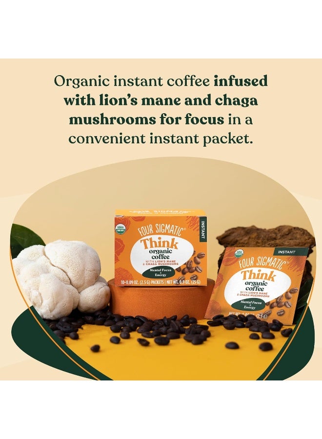Medium Roast Mushroom Coffee Lion'S Mane & Chaga 10Sach