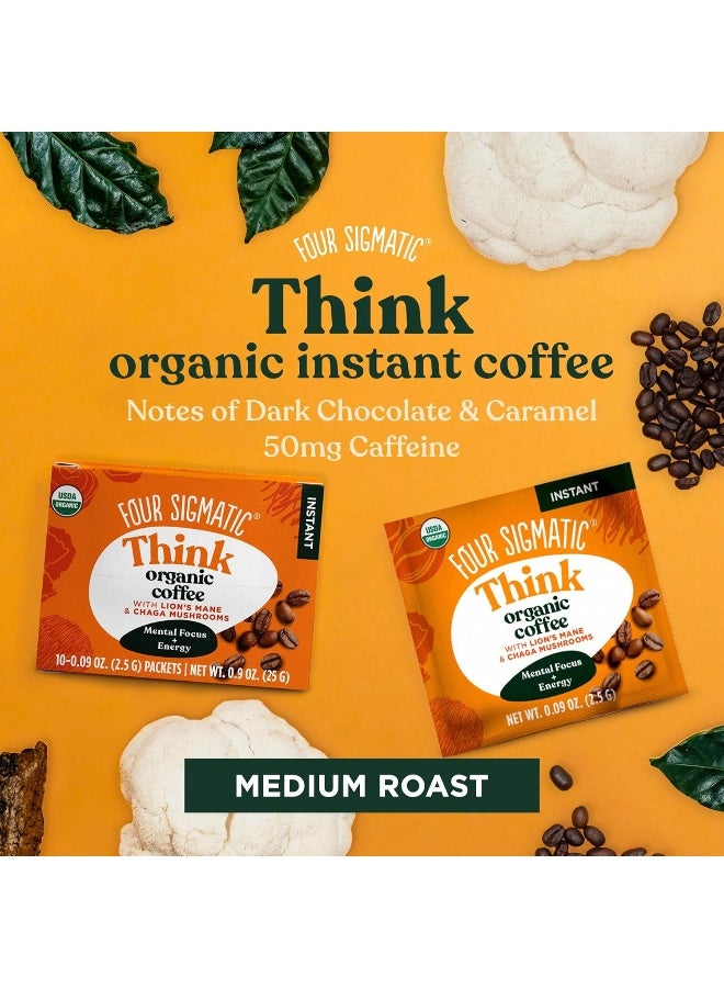 Medium Roast Mushroom Coffee Lion'S Mane & Chaga 10Sach