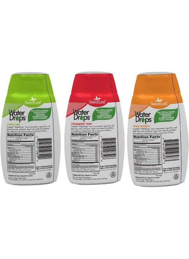 Sweet Leaf Stevia Natural Water Drops Variety Pack