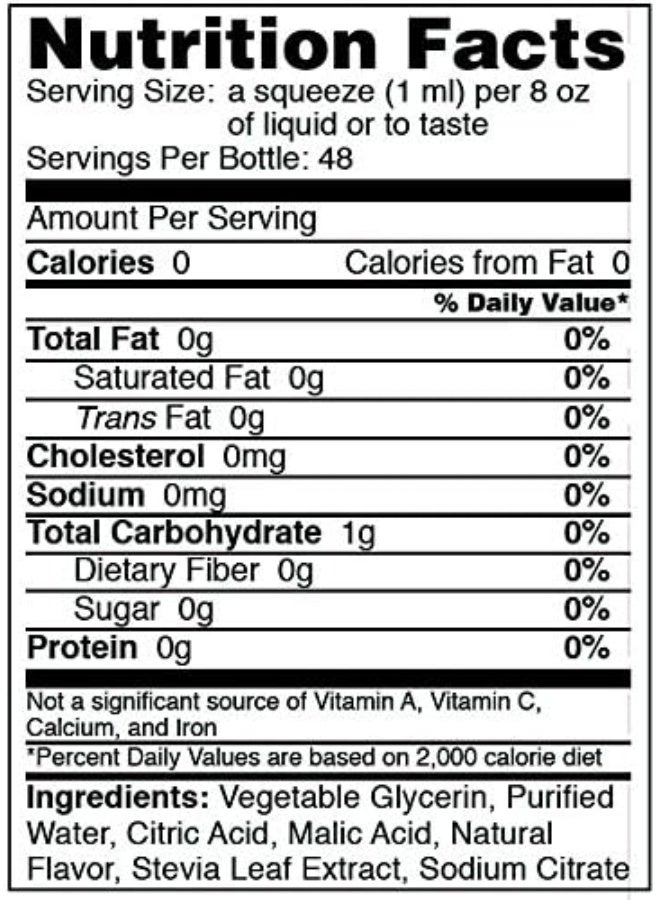 Sweet Leaf Stevia Natural Water Drops Variety Pack