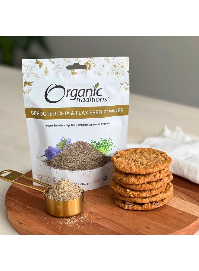 Sprouted Chia & Flax Seed Powder, 454G