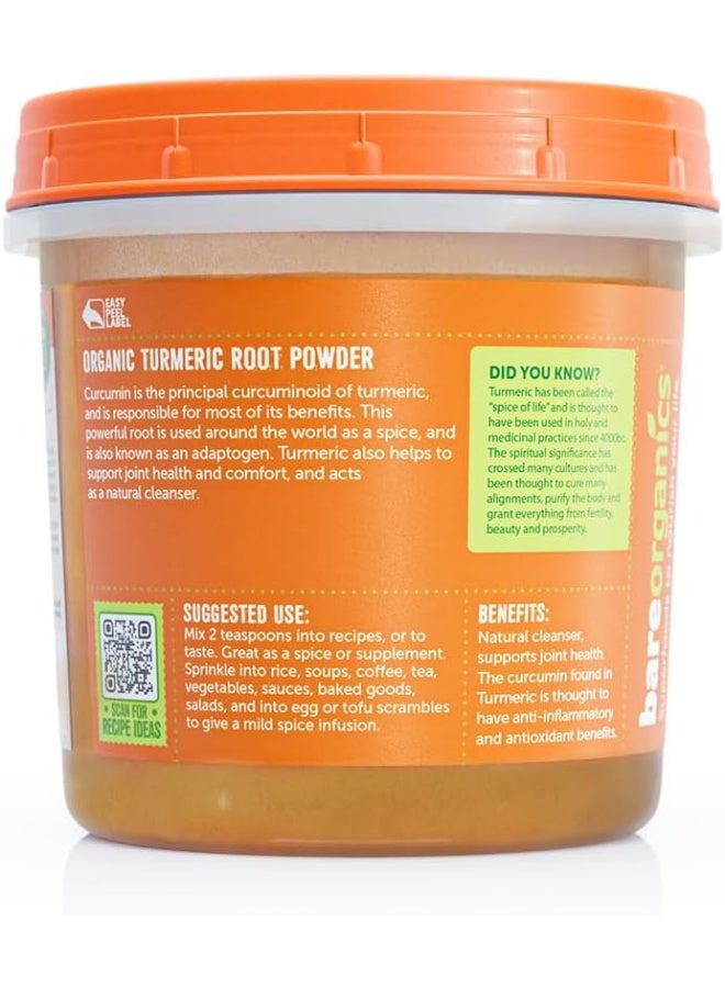 Turmeric Root Powder | Curcumin | Organic, Gluten-Free, Vegan, Non-Gmo, Bpa-Free | Supports Joint Health