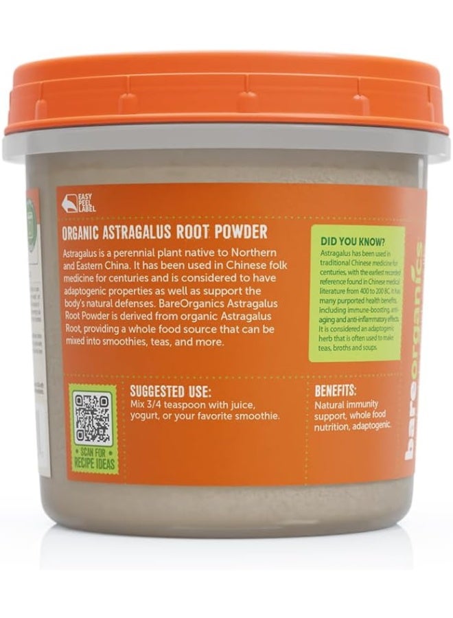 Astragalus Root Powder, Superfood Powder, Organic Dietary Supplement, 8 Ounce