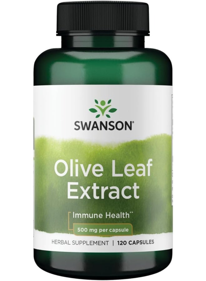 Herbs Olive Leaf Extract 500Mg 120 Capsules