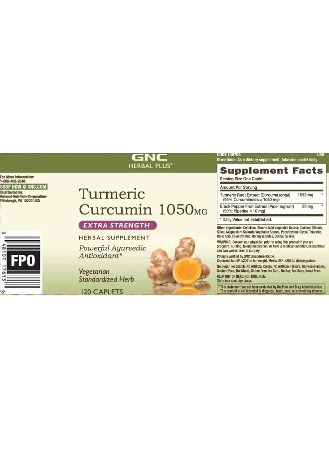 Herbal Plus Turmeric Curcumin 1000Mg Extra Strength