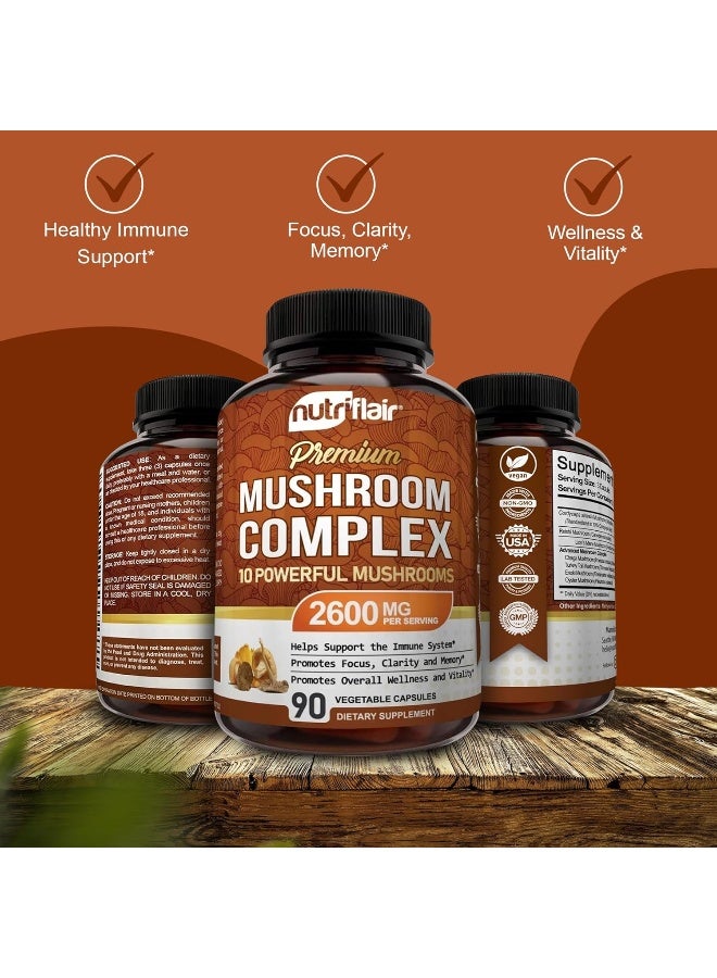 Premium Mushroom Complex 2600Mg