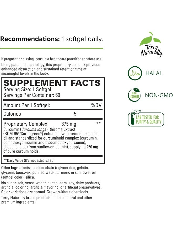 Europharma/ Curamed 375 Milligrams 60 Softgels