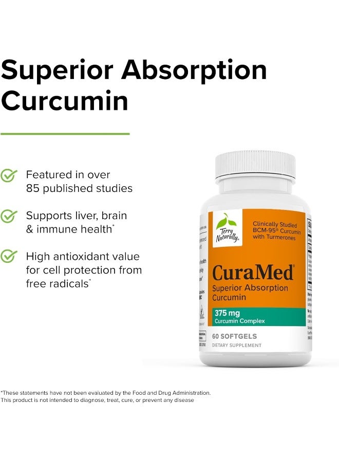 Europharma/ Curamed 375 Milligrams 60 Softgels