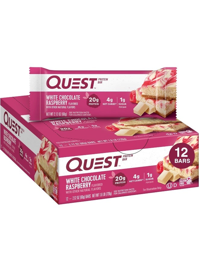 Nutrition Protein Bar White Chocolate Raspberry Pack Of 12