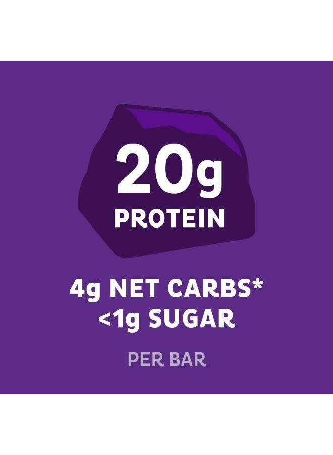 Nutrition Double Chocolate Chunk Protein Bars High Protein Low Carb Gluten Free Keto Friendly 12 Count