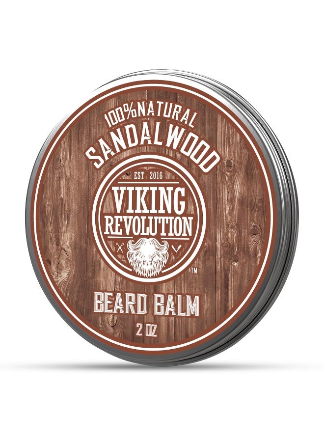 Beard Balm With Sandalwood Scent And Argan & Jojoba Oils