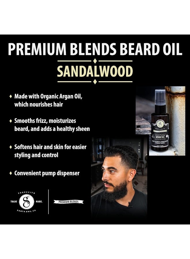 Premium Blends Beard Oil Sandalwood Fragrance 1 Oz