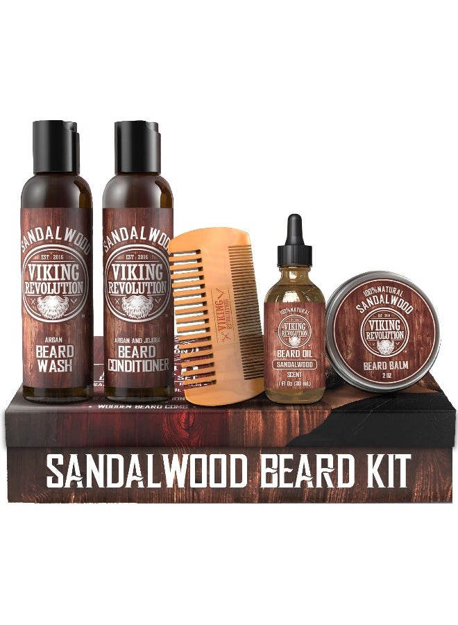 Ultimate Beard Care Conditioner Kit Beard Grooming Kit For Men SoftensSmoothes And Soothes Beard ItchContains Beard Wash & ConditionerBeard OilBeard Balm And Beard CombSandalwood Scent