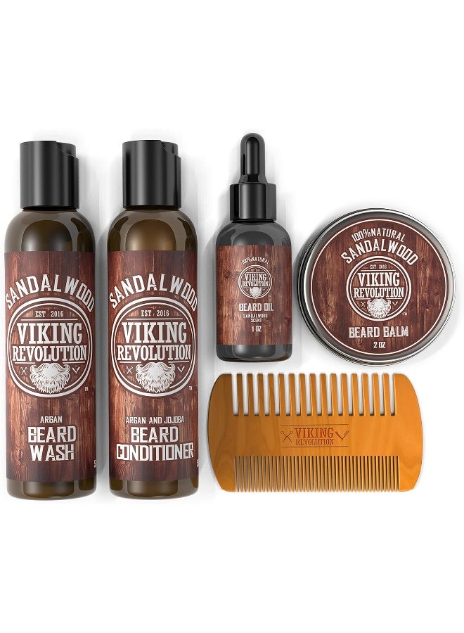 Ultimate Beard Care Conditioner Kit Beard Grooming Kit For Men SoftensSmoothes And Soothes Beard ItchContains Beard Wash & ConditionerBeard OilBeard Balm And Beard CombSandalwood Scent