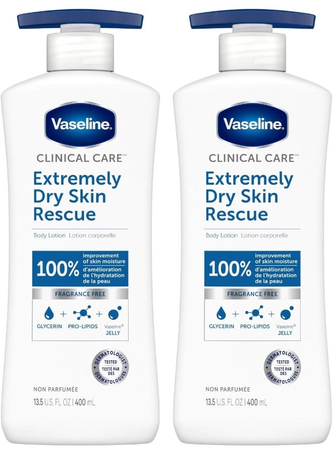 Extremely Dry Skin Rescue Body Lotion (400Ml) Pack Of 2