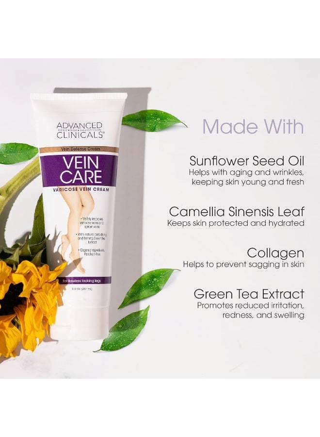 Vein CareEliminate The Appearance Of Varicose Veins. Spider Veins. Guaranteed Results! (Two 8Oz)