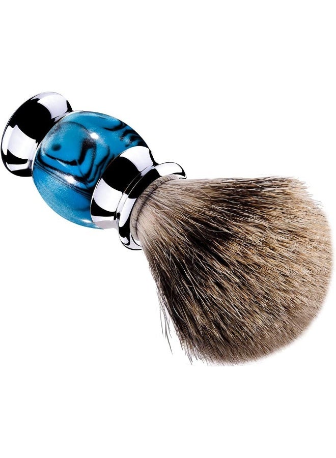 Finest Badger Shaving Brush With Resin HandleEngineered For The Best Shave Of Your Life (Blue)