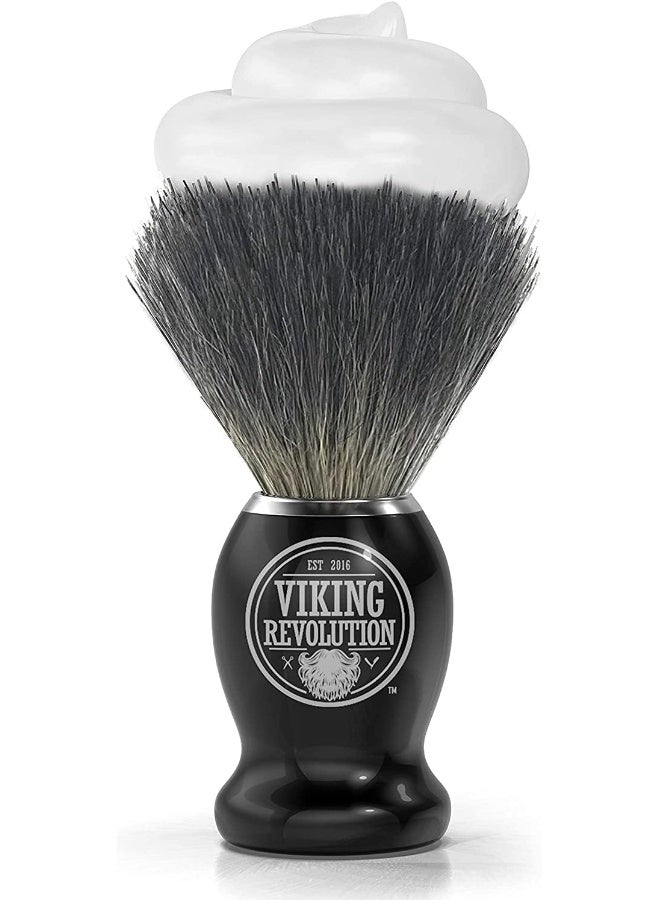 Badger Hair Shaving BrushShave Brush For Wet Shave Using Shaving Cream & SoapBest Shave Of Your Life For Safety RazorDouble Edge RazorStraight Razor Or Shaving Razor