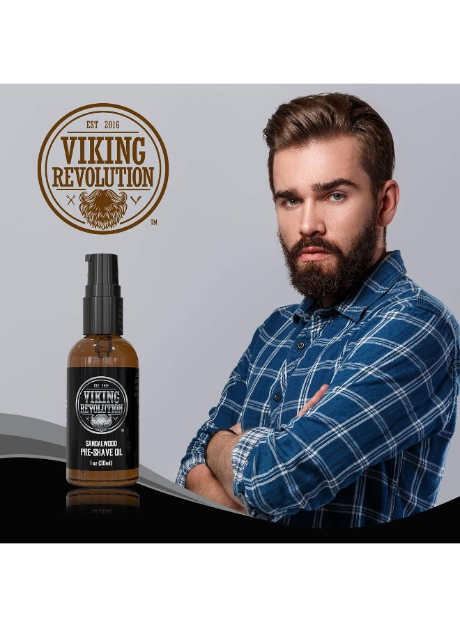 Pre Shave Oil For Men Best Shaving Oil With Sandalwood For Safety RazorStraight Razor For The SmoothestIrritation Free Shave