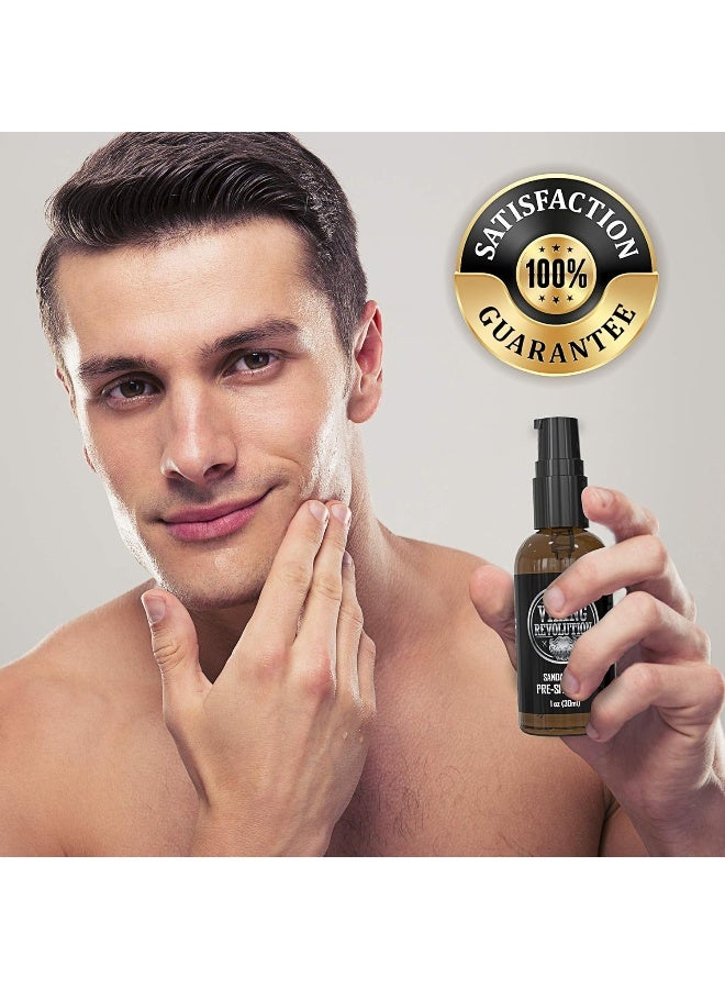 Pre Shave Oil For Men Best Shaving Oil With Sandalwood For Safety RazorStraight Razor For The SmoothestIrritation Free Shave