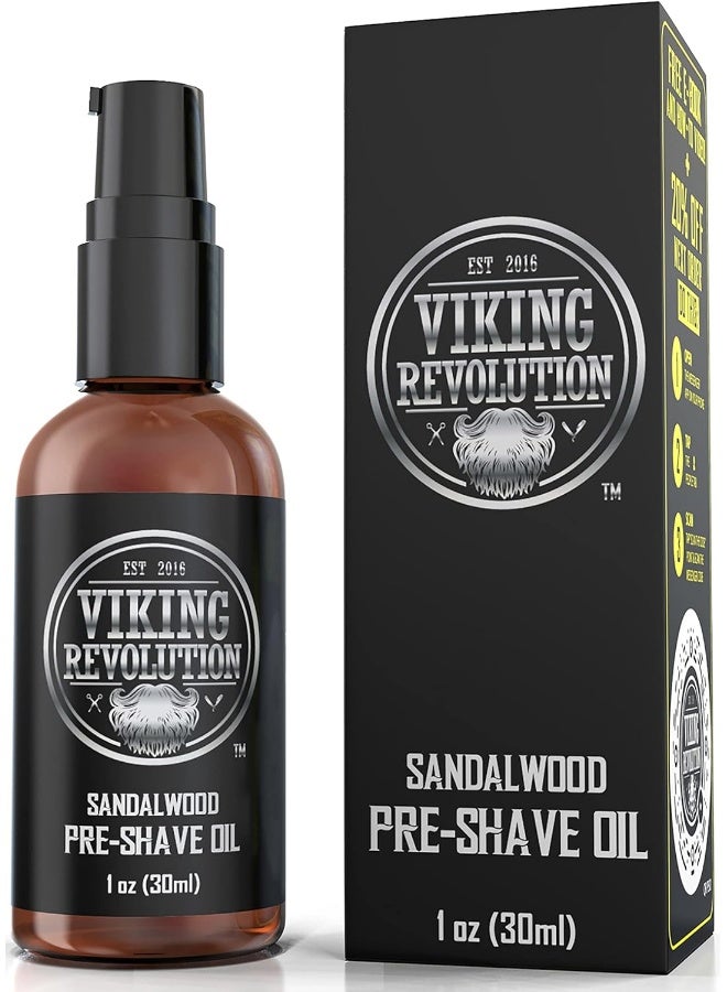 Pre Shave Oil For Men Best Shaving Oil With Sandalwood For Safety RazorStraight Razor For The SmoothestIrritation Free Shave