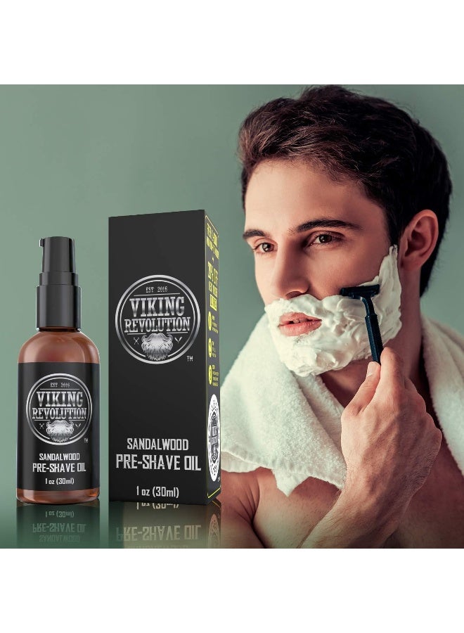 Pre Shave Oil For Men Best Shaving Oil With Sandalwood For Safety RazorStraight Razor For The SmoothestIrritation Free Shave