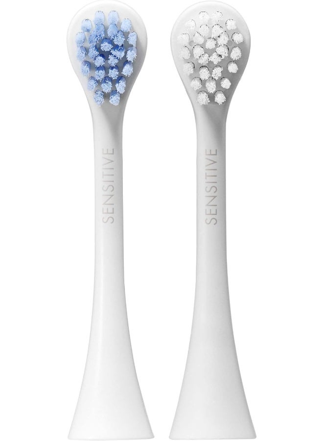 Hydrosonic Pro Brush Head Sensitive2 Pieces Curaprox Electric Toothbrush Heads/Replacement Toothbrush Heads 2 Pack