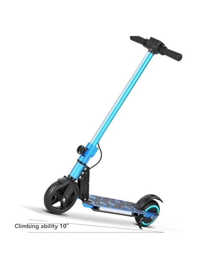 Beauenty Electric Scooter with Dual Brake System, Portable Foldable Electric Scooter with Display and Light, Lightweight and Easy to Carry, Max 12 km/h Speed, Max 14 km Travel Distance (Black)