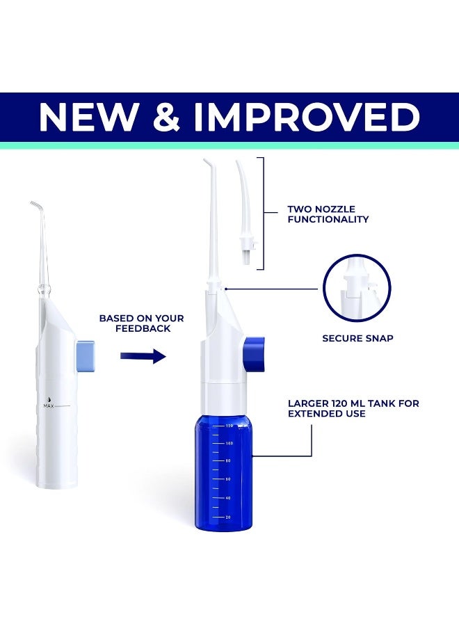 Oravix Dental Water Flosser Tonsil Stone RemoverOral Irrigator Water FlosserGentle Water Flosser For Sensitive Teeth And GumsKids Water FlosserManual Water Flosser No Electricity Or Batteries