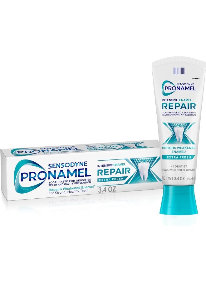 Sensodyne Pronamel Intensive Enamel Repair Toothpaste For Sensitive TeethExtra Fresh 3.4 Ounces