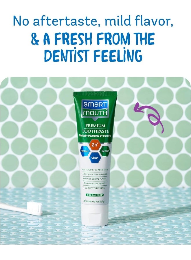 Smartmouth Premium Toothpaste For Elite Oral Health Protection6 Oz2-Pack