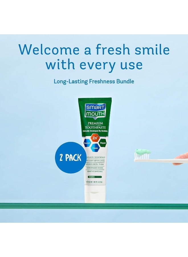 Smartmouth Premium Toothpaste For Elite Oral Health Protection6 Oz2-Pack