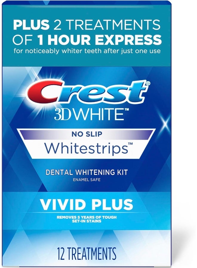 3D WhitestripsVivid PlusTeeth Whitening Strip Kit24 Count (Pack Of 1)