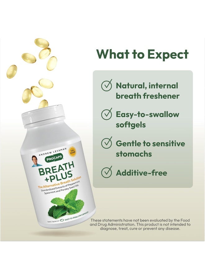 Breath Plus 60 Softgels – Natural Breath Freshener