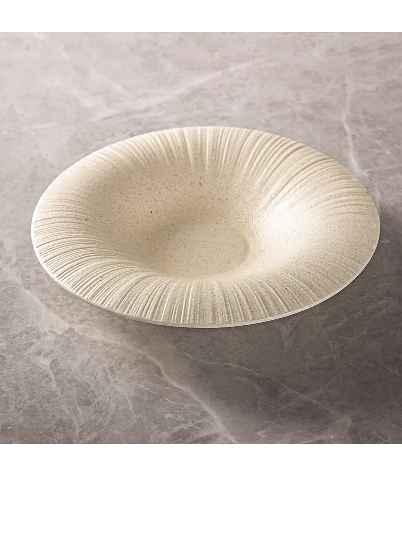 Infinity White Soup Plate