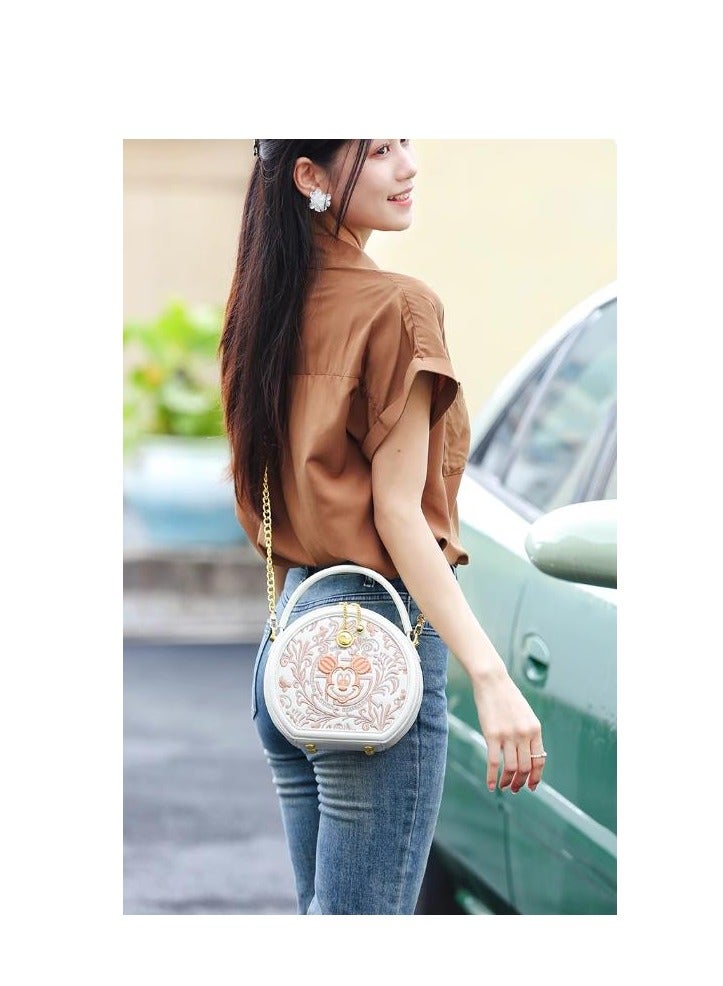 Women's Handheld Single Shoulder Crossbody Commuter Embroidered Chinese Style Bag