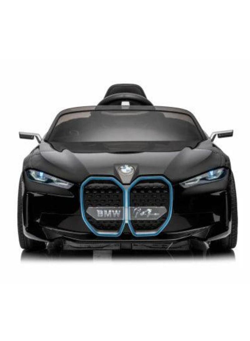 Licensed BMW i4 Electric Children's Vehicle – 12V7A Battery, Dual Motors, 2.4 GHz Remote Control, MP3 Player, Leather Seat, and EVA Wheels